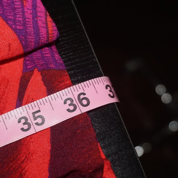 Vintage 80s Palm Leaf Dress - Picture 7 of 7